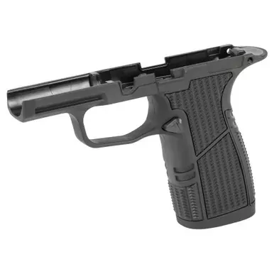 Tyrant CNC P365/X/XL Grip Module | Grip Module | Fits P365/X/XL Slides | Black | TD-P365GRM-SNUB-BLK