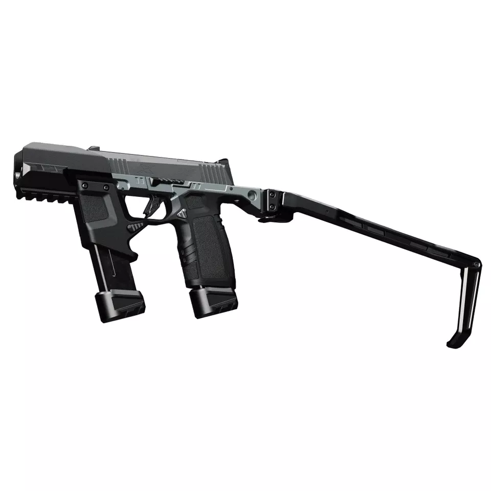 Tyrant CNC TWS Braced Chassis for Sig P365, Black