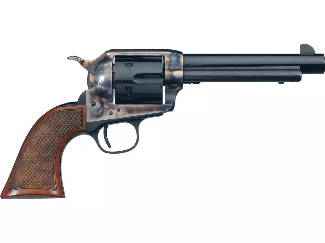 Uberti 1873 El Patron Competition 357 Magnum Revolver 5.5″ Blued Barrel 6 Round Walnut Grip