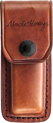 Uncle Henry Smokey Knife with 2.8" Blade and Leather Sheath