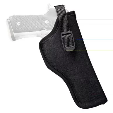 Uncle Mike’s Hip Holster | Size 0 | Fits Small Revolver With 3″ Barrel | Right Hand | Black | 8100-1
