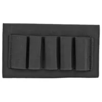Uncle Mike's Shotgun Buttstock Shell Carrier 5-loop Black88491A