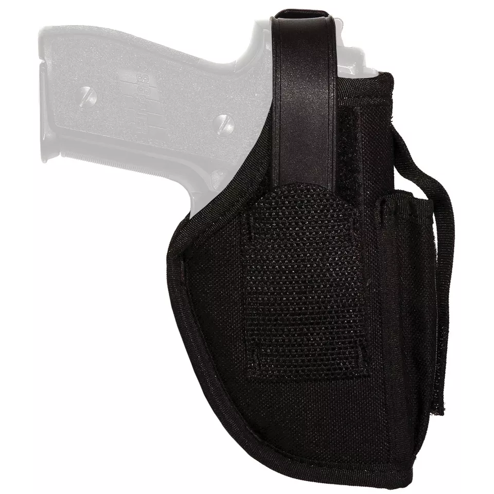 Universal Ambidextrous Hip Holster with Pouch Size 16 Black
