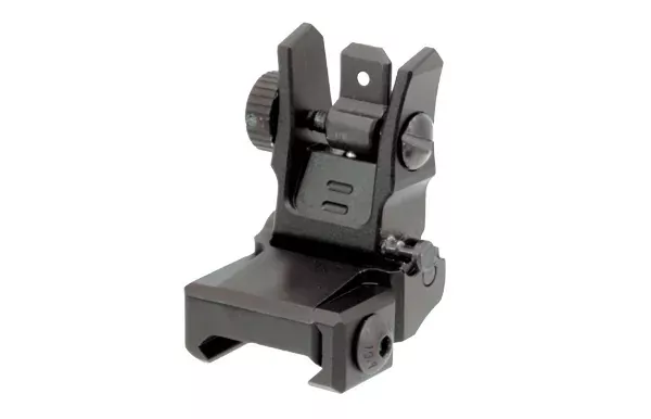 UTG Low Profile Flip-up Rear Sight with Dual Aiming Aperture