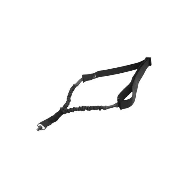 UTG Single Point Bungee Sling with QD Sling Swivel, Black