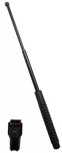 Uzi Accessories IMPEXP21 Civilian Protection Issue21" Expandable Black HRC 15/16 Steel Black Textured Includes Sheath