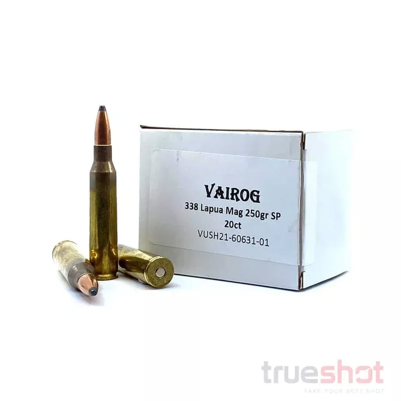 Vairog – 338 Lapua Mag – 338 Lapua – 250 Grain – SP