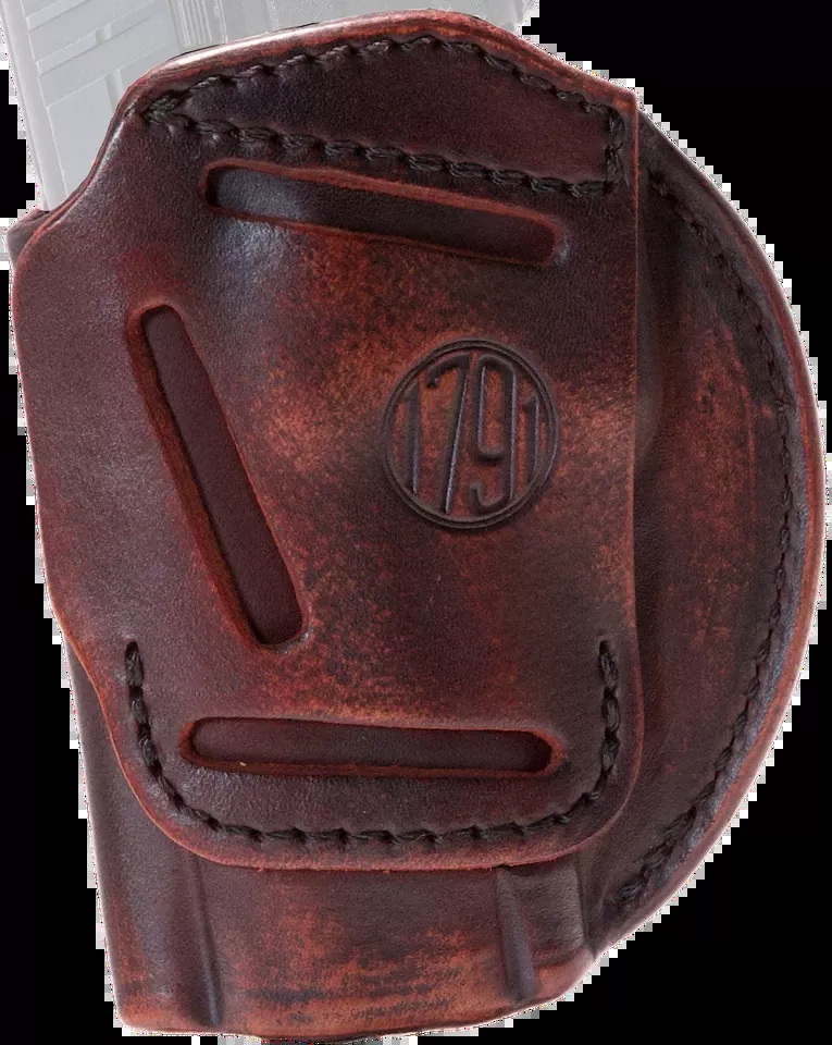 Versatile 4-Way Leather Holster for Glock 21/Walther PDP - Right Handed