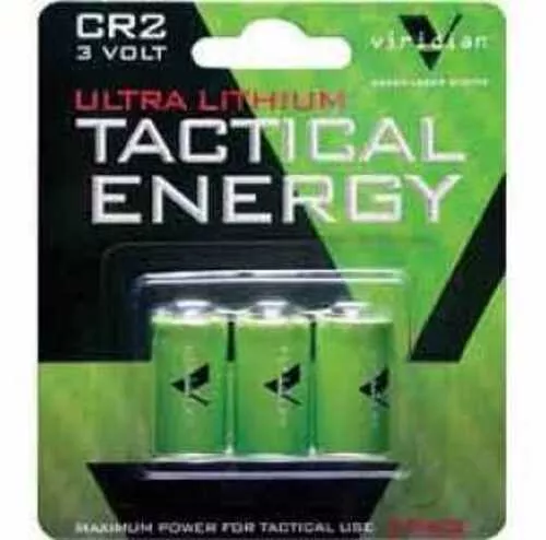 Viridian Weapon TechFALSElogies Battery CR2 Lithium 3/Pack Green VIR-CR2-3