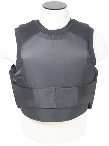 Vism Concealed Carrier Vest w 2 3A Ballist Panels-Black Md