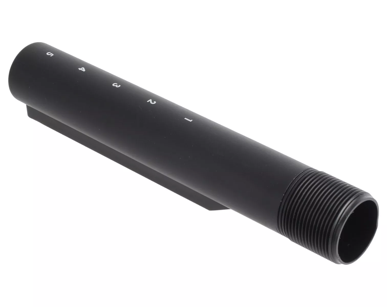 VLTOR 5-Position Receiver Extension Mil Spec Buffer Tube Black