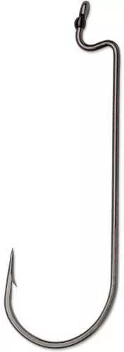 VMC WORM HOOK BLACK NICKEL #4/0