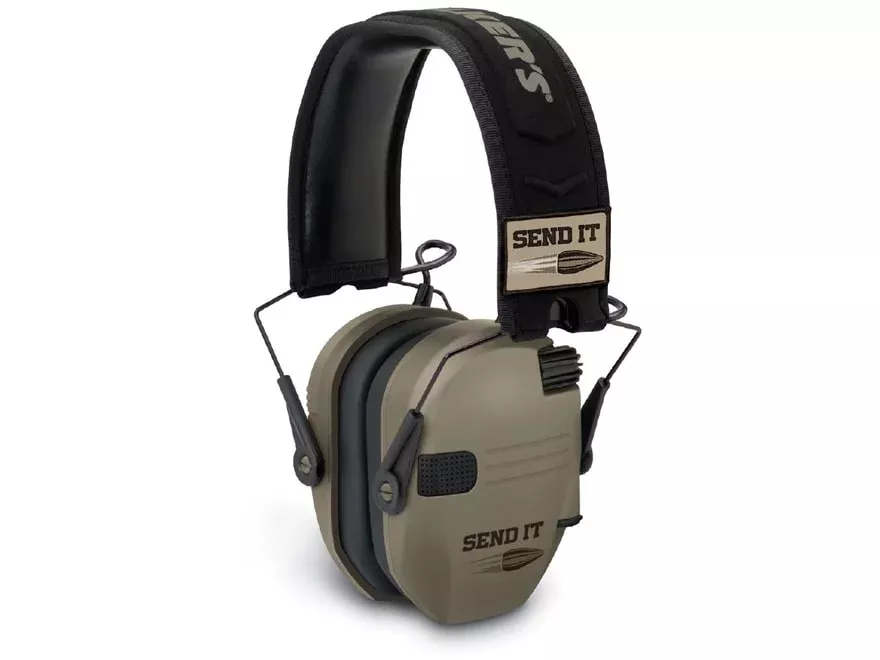 Walker’s Razor Slim Patriot Send It Electronic Ear Muffs Flat Dark Earth