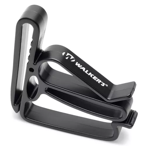 Walkers GWPBELTLOOP Belt Clip Holder Universal Belt Loop Black Polymer Belt Clip Mount