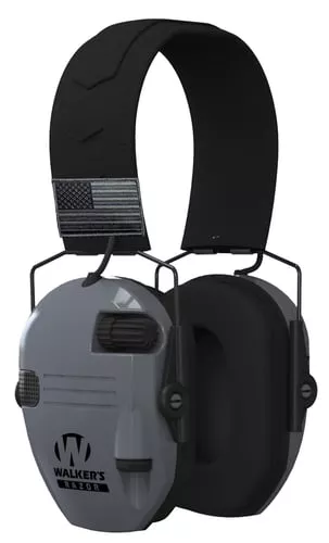 Walkers GWPRSEMPATGY Razor Patriot 23 dB Over the Head Sports South Exclusive Black/Gray Polymer