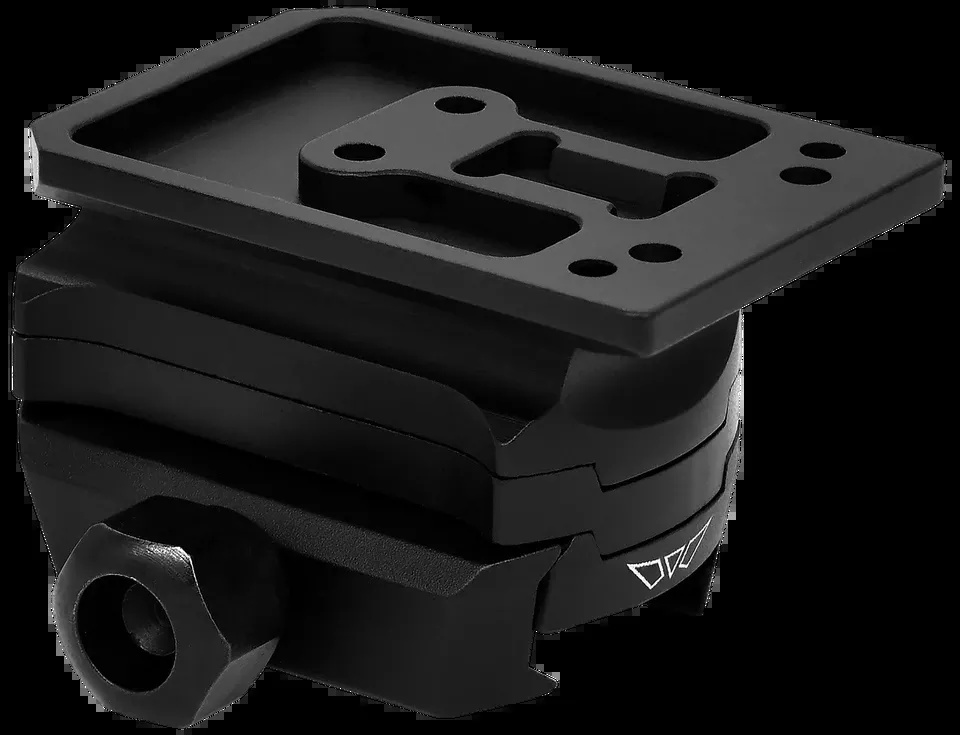 Warne 6105M Tactical Black Anodized Red-Dot Riser for Holosun AEMS