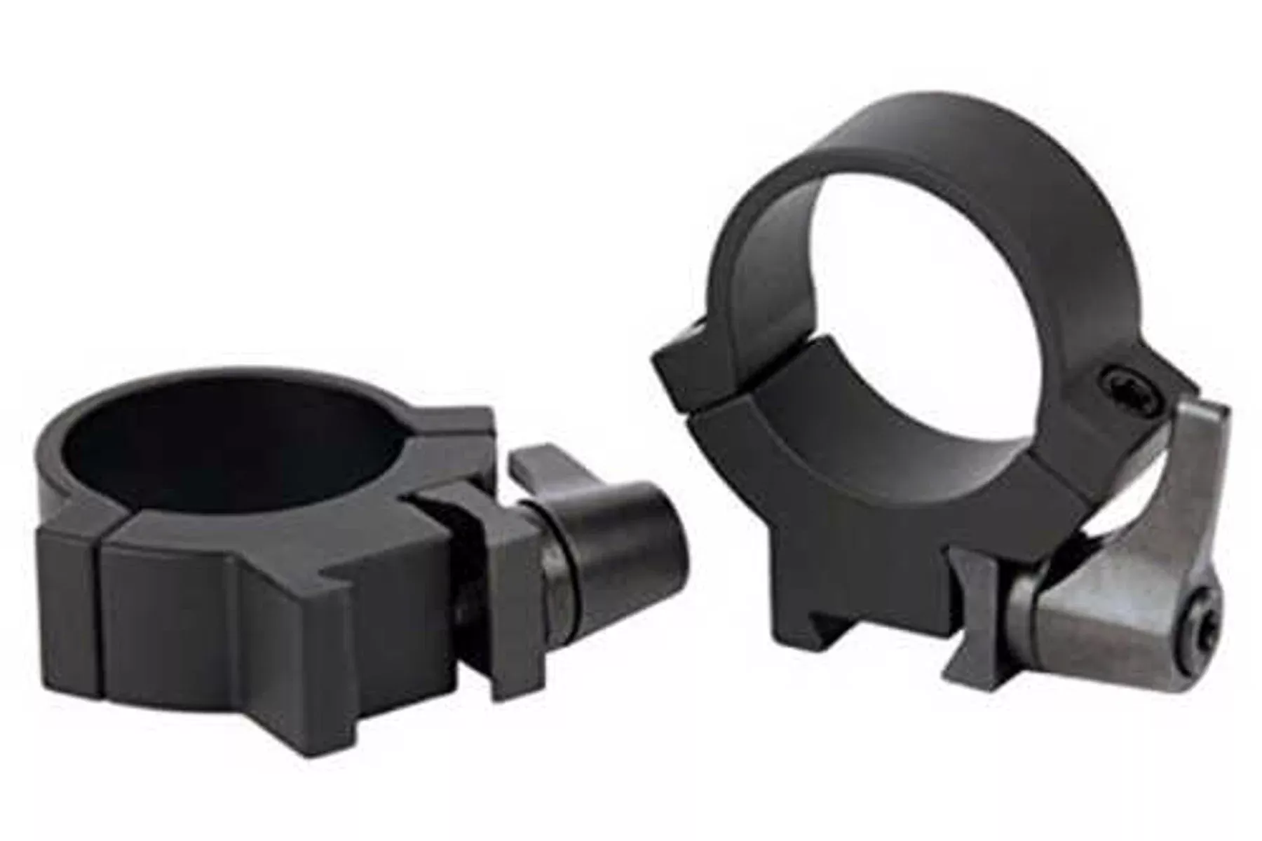 Warne Maxima Horizontal QD Rimfire Scope Rings 3/8 Dovetail Matte Black 1 in. High Model: 722LM