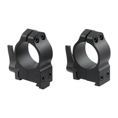 Warne Maxima QD 19mm Dovetail Rings 1″ Medium Black