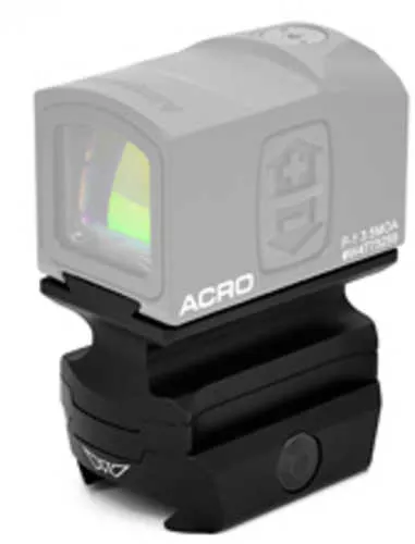 Warne Red Dot Riser Fits Aimpoint ACRO Aluminum Construction AFALSEdized Finish Black 6107M