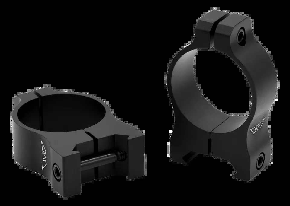 Warne V414M 30mm Medium Scope Rings - Vapor Matte Black