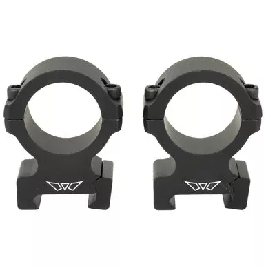 Warne Vapor 30mm Scope Rings High Matte Black