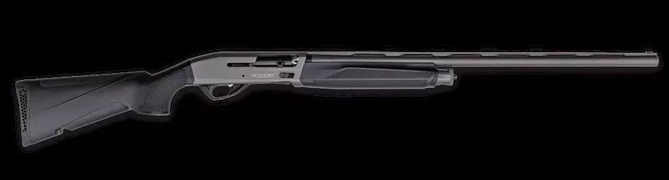 Weatherby Element II 12 Gauge Shotgun with Tungsten Cerakote Finish and Adjustable Black Synthetic Stock