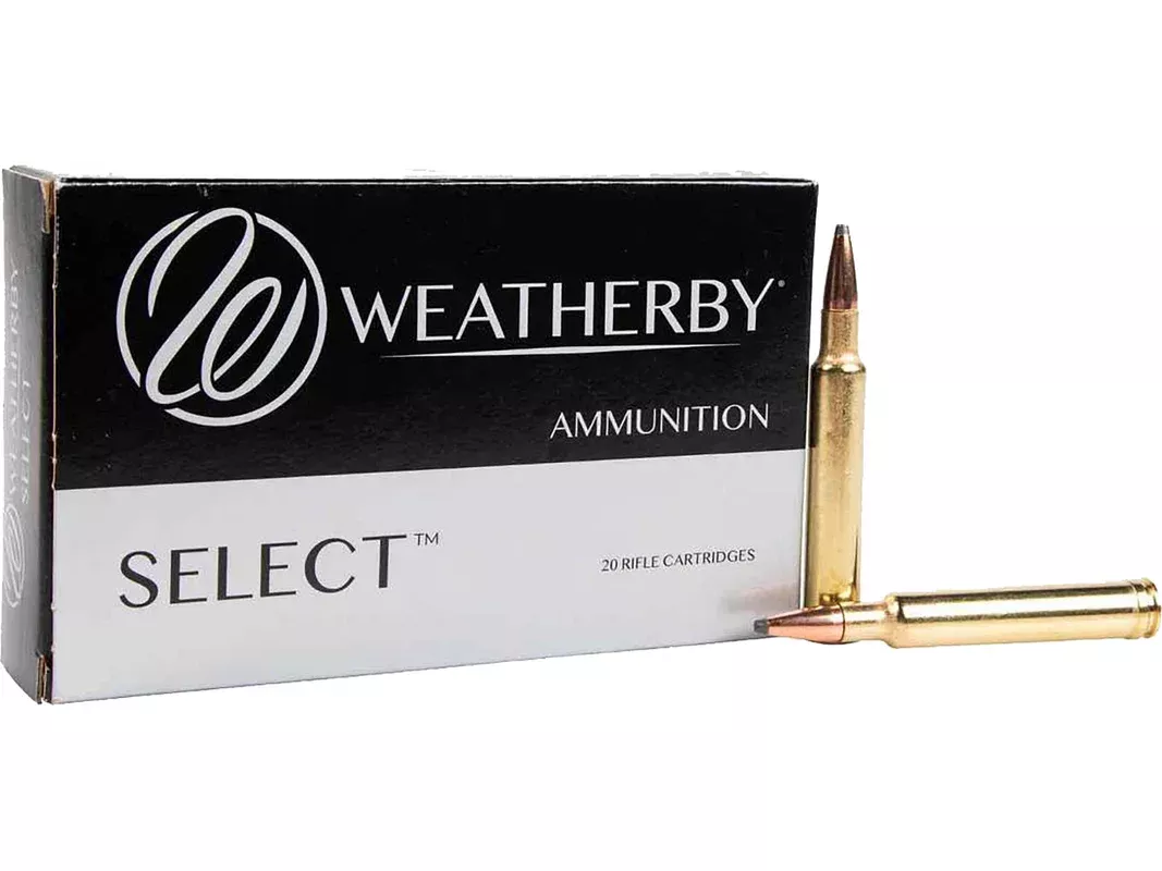 Weatherby Select 300 Weatherby Magnum Ammo 165 Grain Hornady Interlock Jacketed Soft Point Box of 20