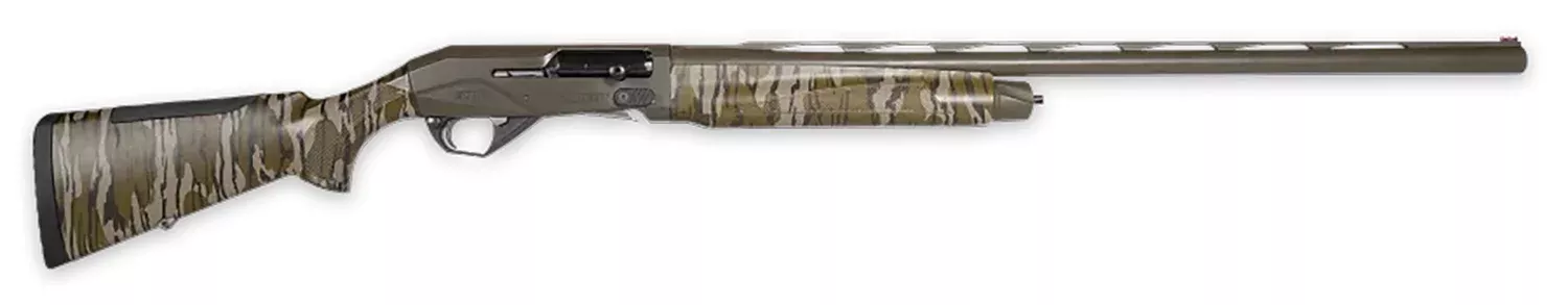 Weatherby XBL1228MAG SorixFull Size 12 Gauge 3″ 2+1 28″ Vent Rib Barrel & Drilled & Tapped Steel Receiver, Mossy Oak Bottomland Synthetic Stock w/Adj Shim, Ambidextrous
