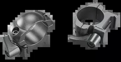 Weaver Grand Slam Leaver-Lok 1″ Scope Rings Medium Matte Black