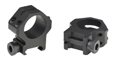 Weaver Tactical 4 Hole Picatinny 30mm Scope Rings Matte Black Medium