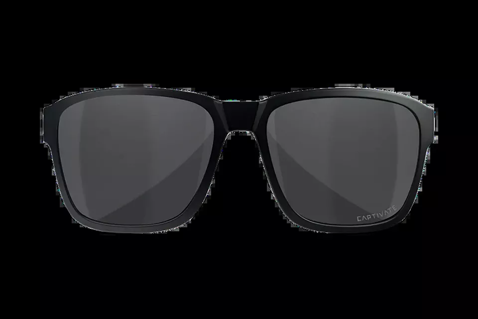 Wiley X Trek M/L Sunglasses - Gray Lens, Matte Black Frame
