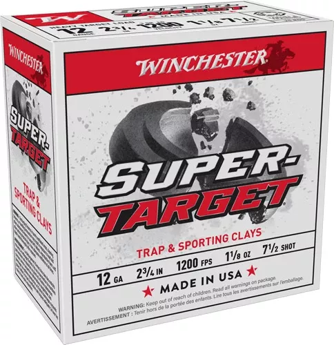 Winchester 12GA Target Ammo 1-1/8oz #7.5 1200FPS 250R Case