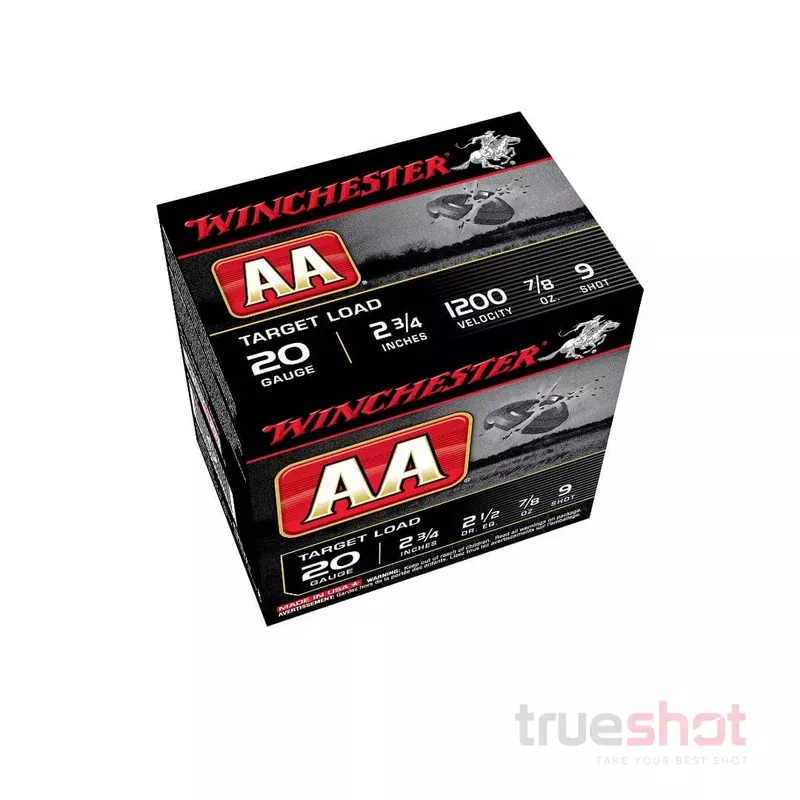 Winchester – AA – 20 Gauge – #9 Shot – 2.75″ – 7/8 oz. – 1200 FPS