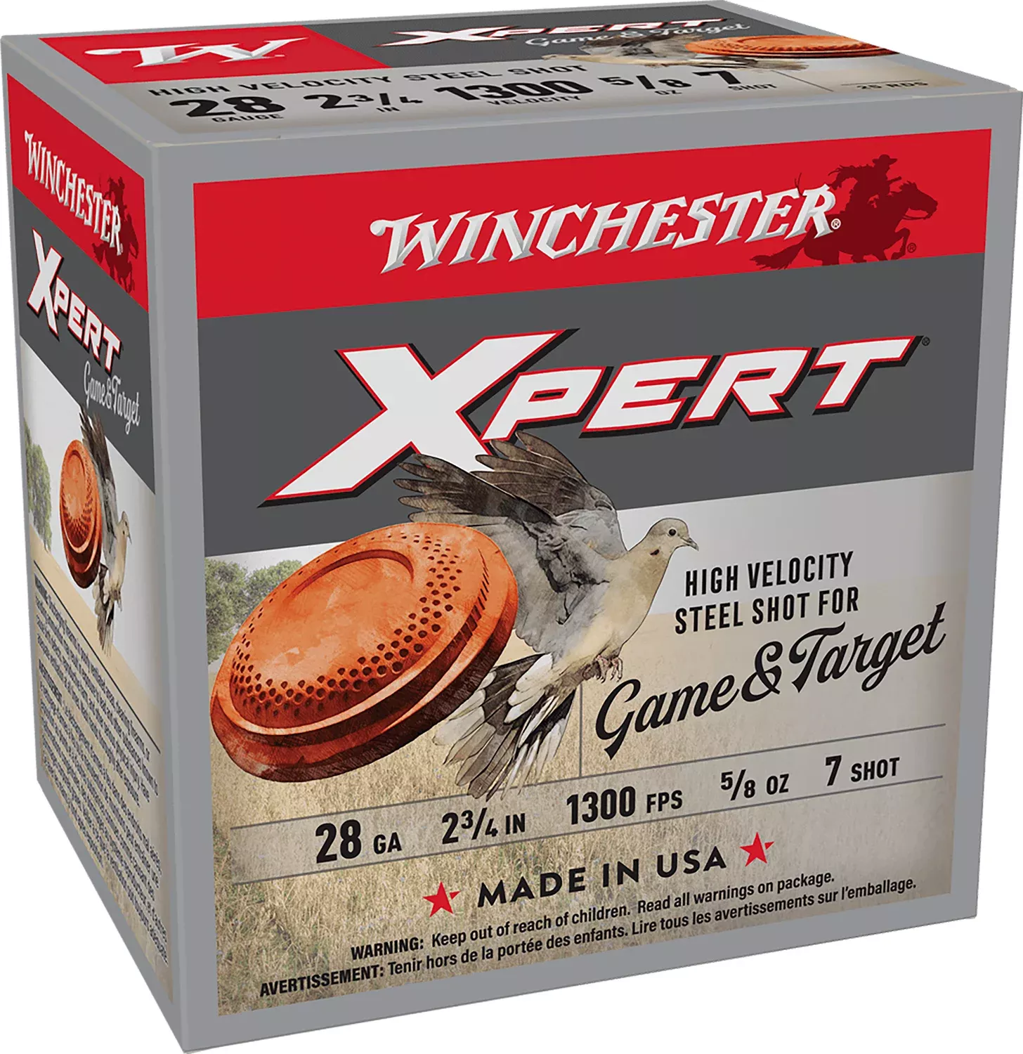 Winchester Ammo WE28GT7 Super X Xpert High Velocity 28Gauge 2.75″ 5/8oz 7Shot 25 Per Box/10 Case