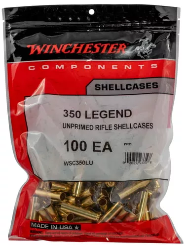 Winchester Ammo WSC350LU Unprimed Cases350Legend Rifle Brass 100/Bag