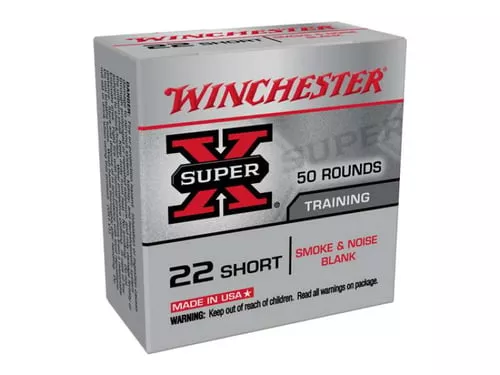 Winchester Ammo X22SBW Super X Blank 22Short 50 Per Box/100 Case