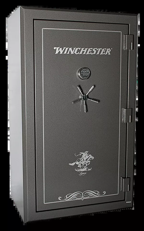 Winchester Legacy 53 Gun Safe - Electronic Lock, Fireproof, 51 Long Gun Capacity, Black 10-Gauge Steel