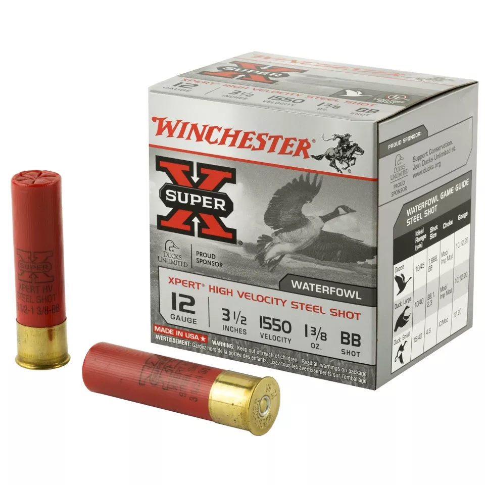 Winchester Xpert High Velocity 12 Gauge 3.5" BB Shotgun Shells - 25 Rounds/250 Case