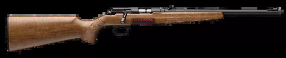 Winchester Xpert Sporter SR .22 LR Rifle with Matte Black Threaded Barrel and Satin Walnut Stock