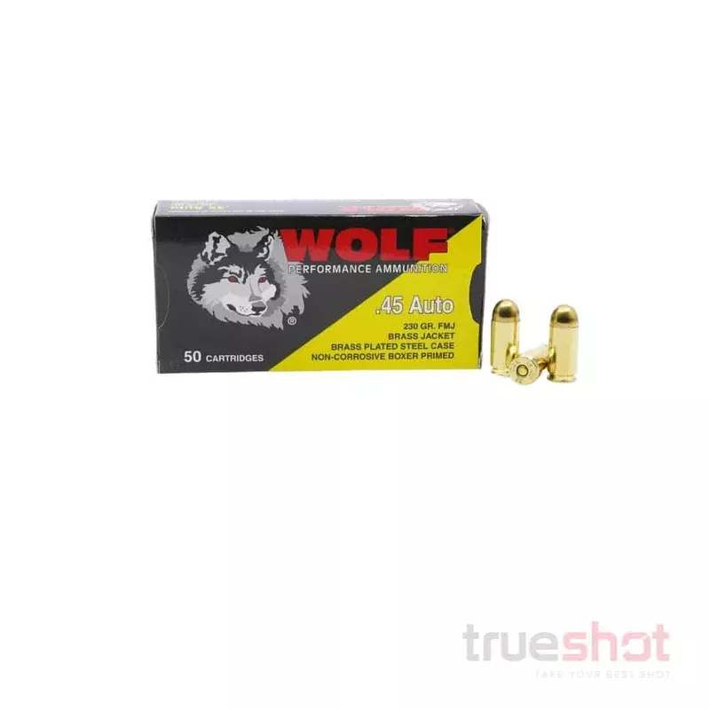 Wolf – 45 ACP – 230 Grain – FMJ