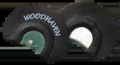 Woodhaven Hyper Ninja Diaphragm Turkey Call Triple Reed Black