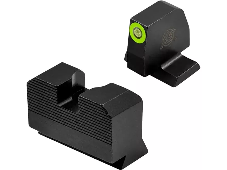 XS Sight Systems Minimalist Suppressor Height Sight Set for Smith & Wesson M&P Optics Ready Green