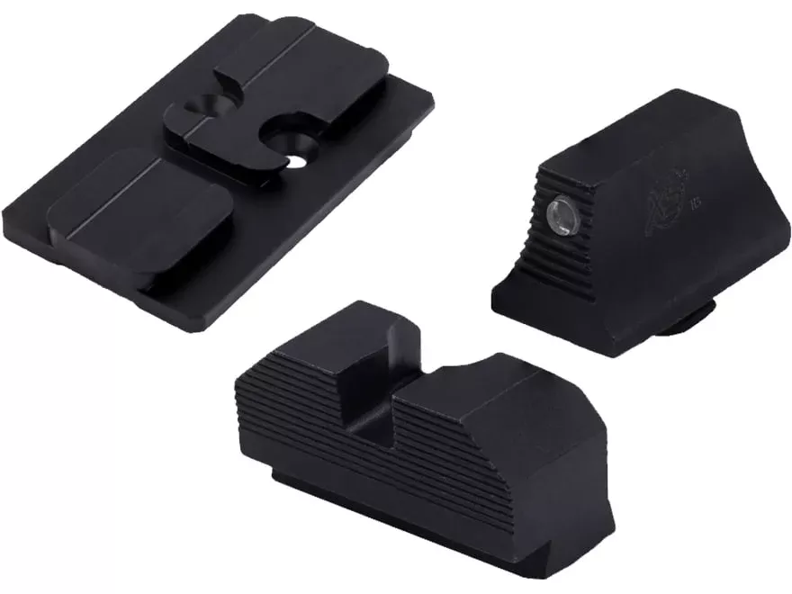 XS Sight Systems Minimalist Tritium Sight Set with Optic Plate for ACRO Walther PDP