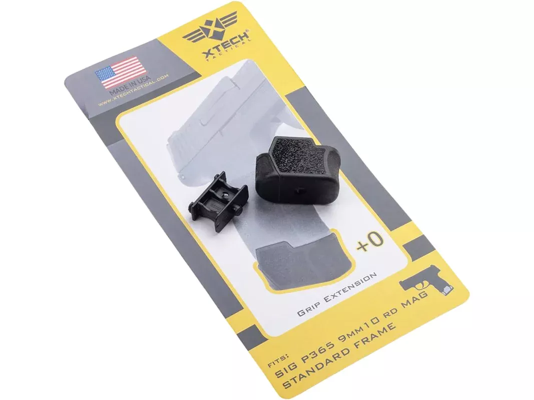 XTech Tactical Grip Extension for Sig Sauer P365 9mm Luger