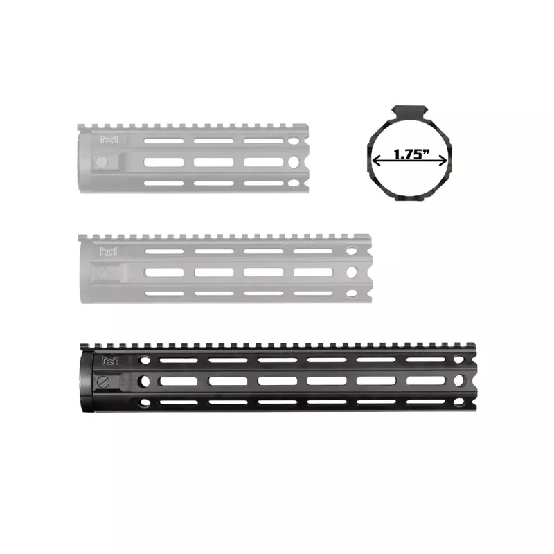 Yankee Hill AR15 MR7 12.6” M-LOKRifle Length Handguard – Black