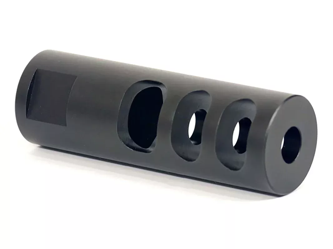 Yankee Hill Machine Low Profile AR-15 Muzzle Brake 5.56mm 1/2″-28 Thread Steel Melonite