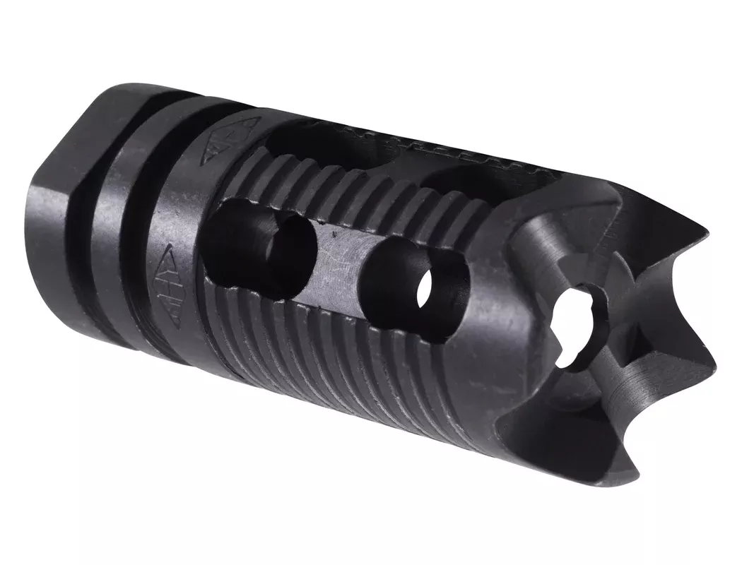 Yankee Hill Machine Phantom 5M1 Aggressive AR-15 Muzzle Brake 1/2″-28 Thread Parkerized