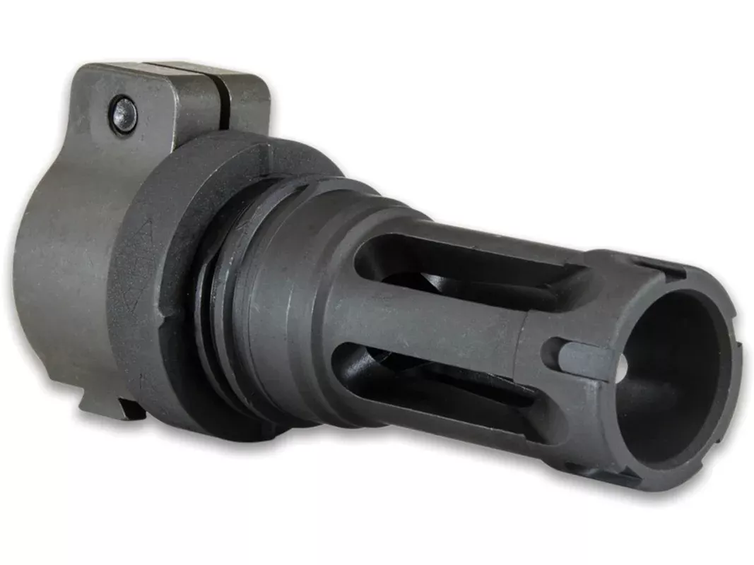 Yankee Hill Machine Phantom QD M14, M1A Flash Hider Suppressor Mount with Front Sight Base 7.62mm Steel Parkerized