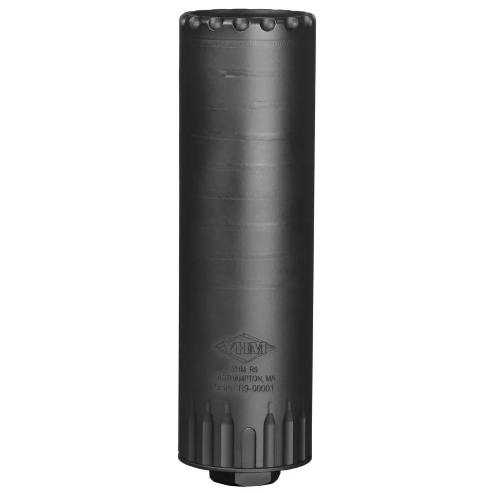 YHM R9 9mm Suppressor with Mount - Black