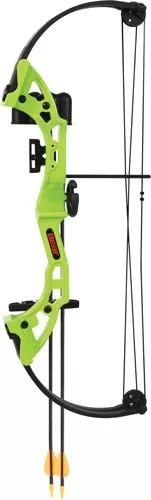 Youth Compound Bow - Bear Archery RH Green for Ages 8+